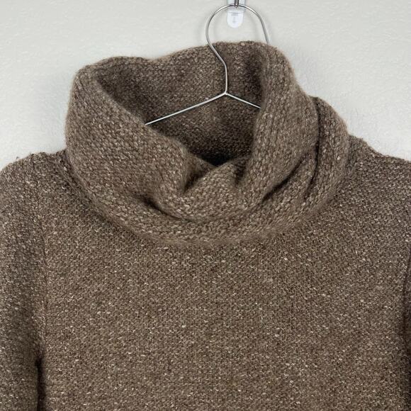 Ralph Lauren Collection Purple Label 100% Cashmere Turtleneck Sweater Brown Med - Picture 4 of 10